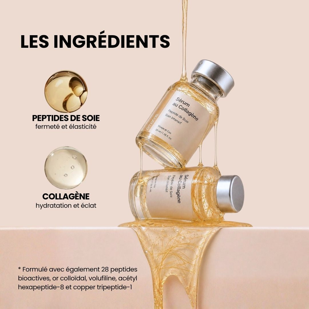 Sérum coréen liftant aux peptides de soie