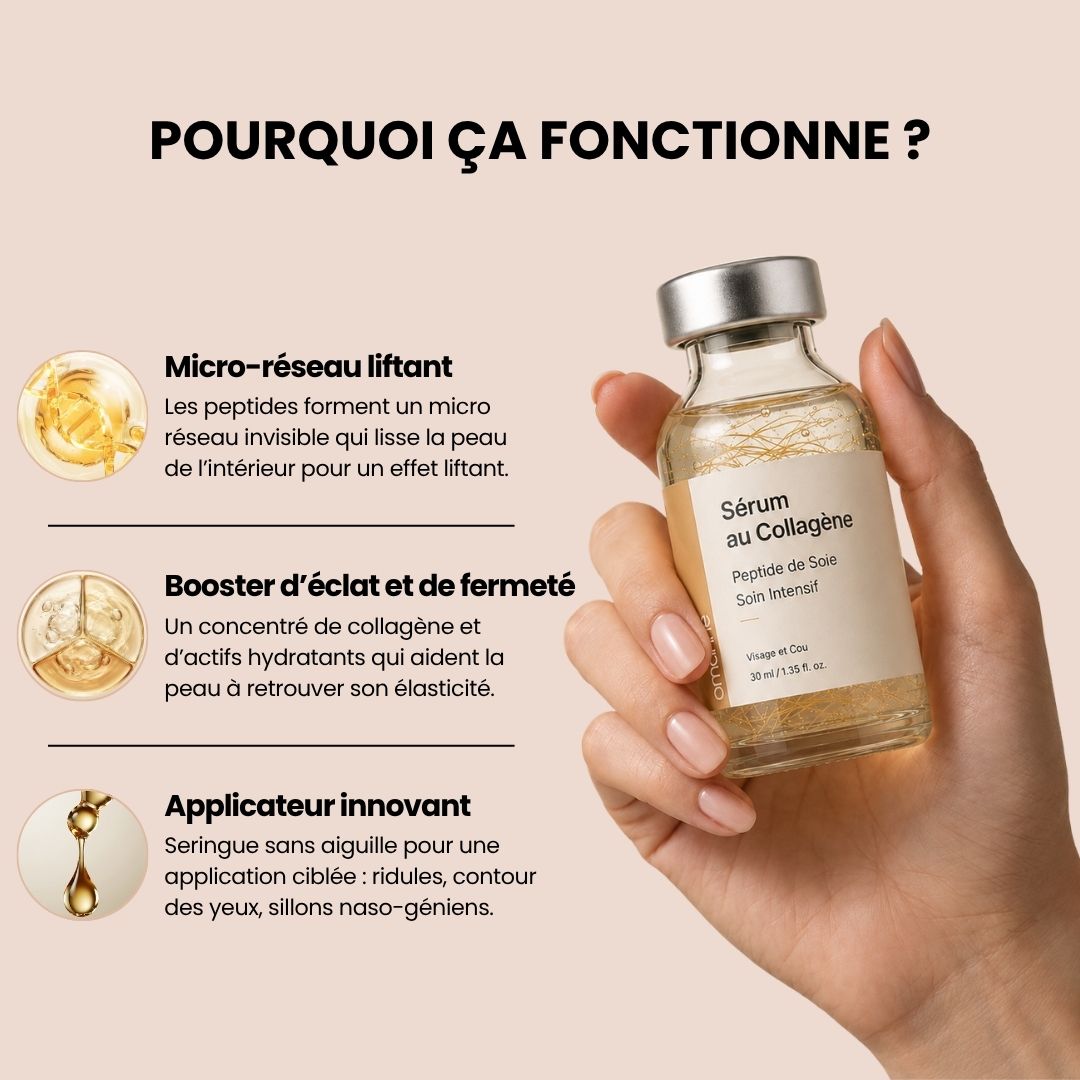 Sérum coréen liftant aux peptides de soie