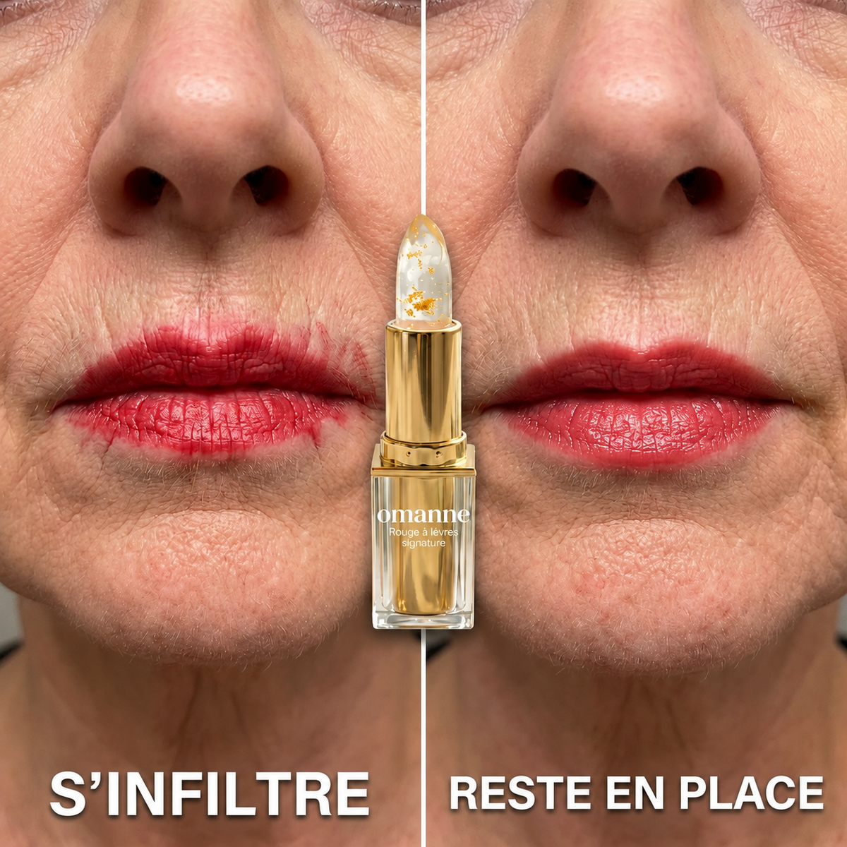 Rouge à lèvres Omanne pour lèvres matures