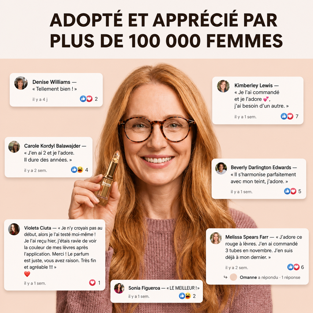 Rouge à lèvres Omanne pour lèvres matures