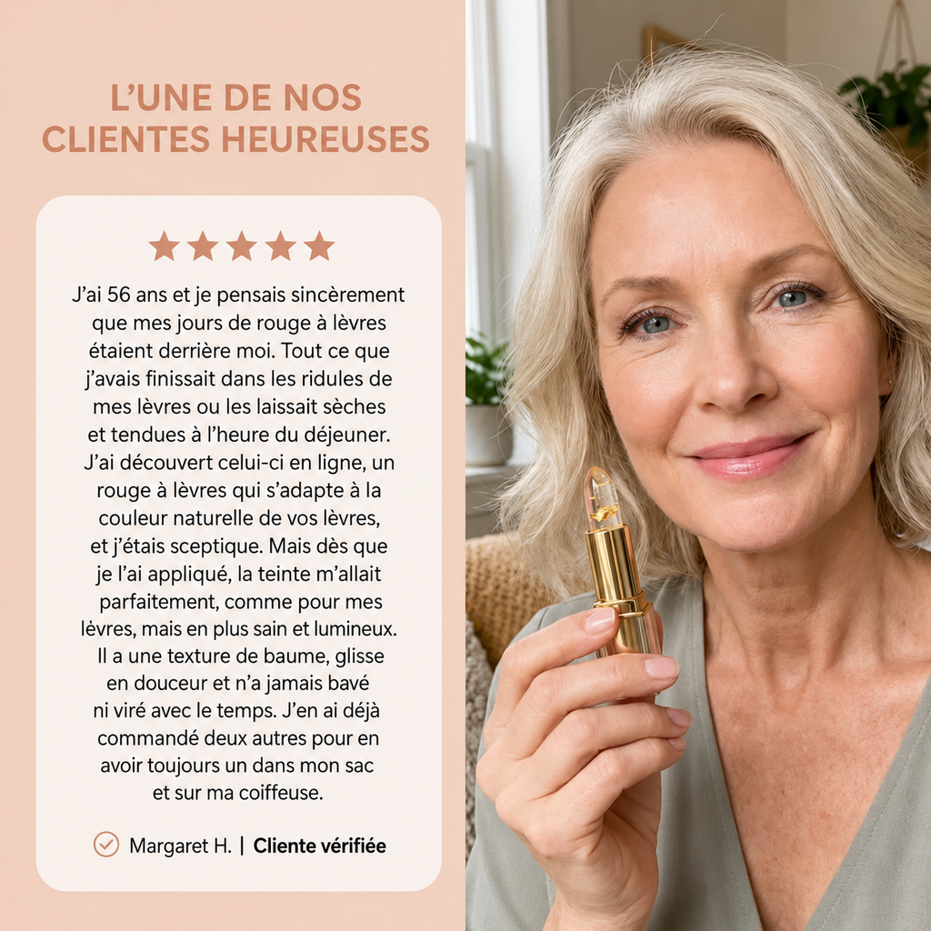 Rouge à lèvres Omanne pour lèvres matures