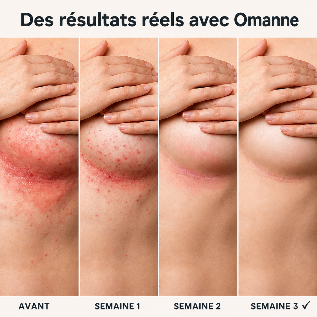 Crème Omanne pour soulager les intertrigos
