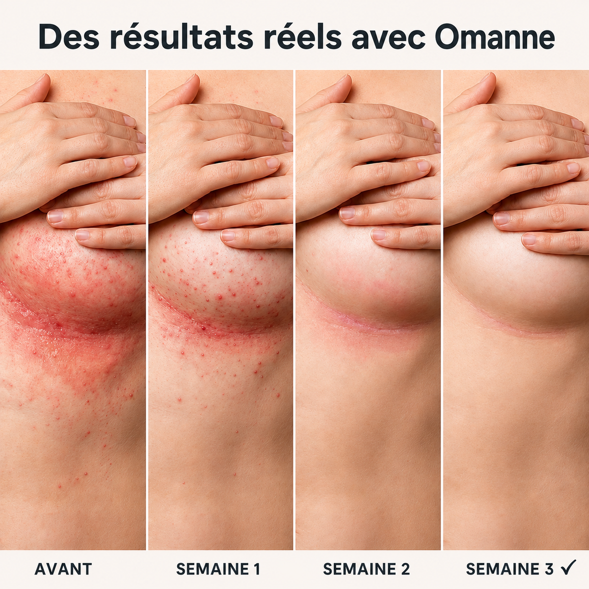 Crème Omanne pour soulager les intertrigos