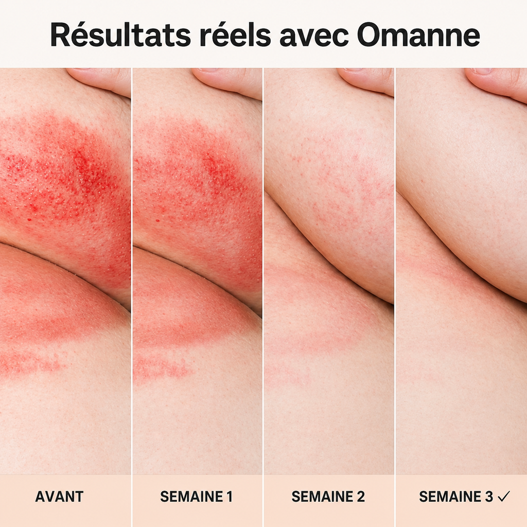 Crème Omanne pour soulager les intertrigos