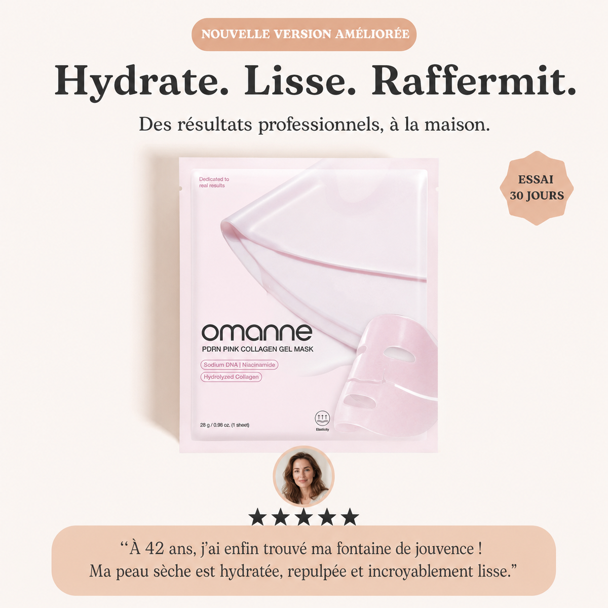 Masque éclat collagène 2.0