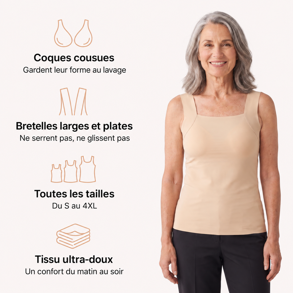 Débardeur avec soutien-gorge intégré